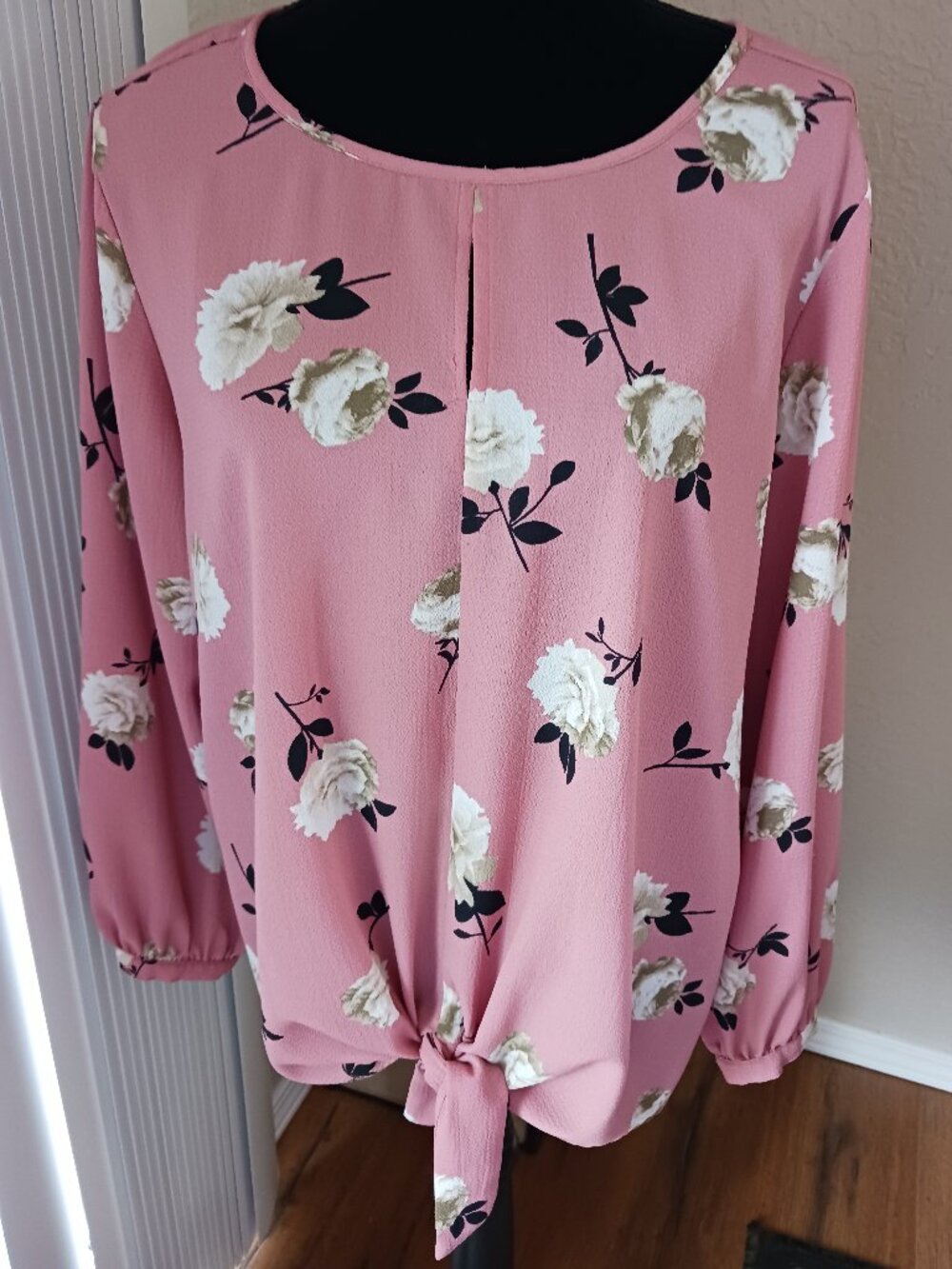 ROZ & ALI  MAUVE WOMENS TOP,  Size 1X